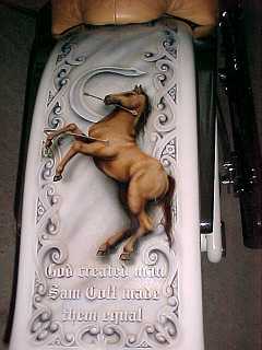 Colt painting on rear fender